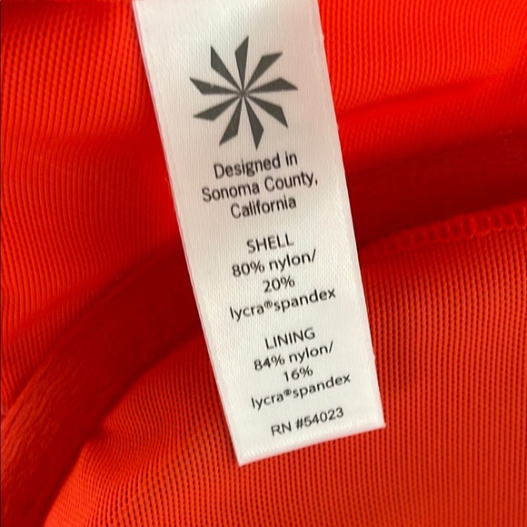 Athleta Red Bikini Top - Picture 6 of 7